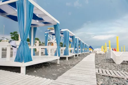 Пляж Rixos Красная Поляна